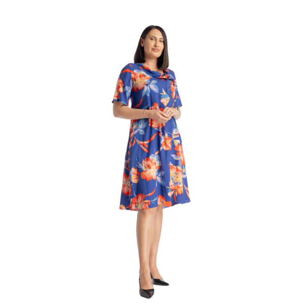 Rochie ADesign A-line cu esarfa - imagine 2