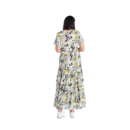 Rochie maxi cu volane