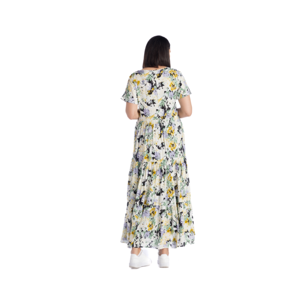 Rochie maxi cu volane - imagine 2
