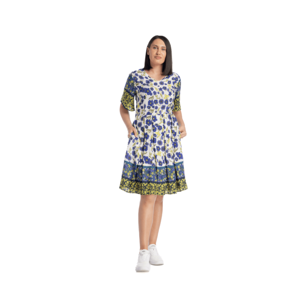 Rochie ADesign cu bordură si plii